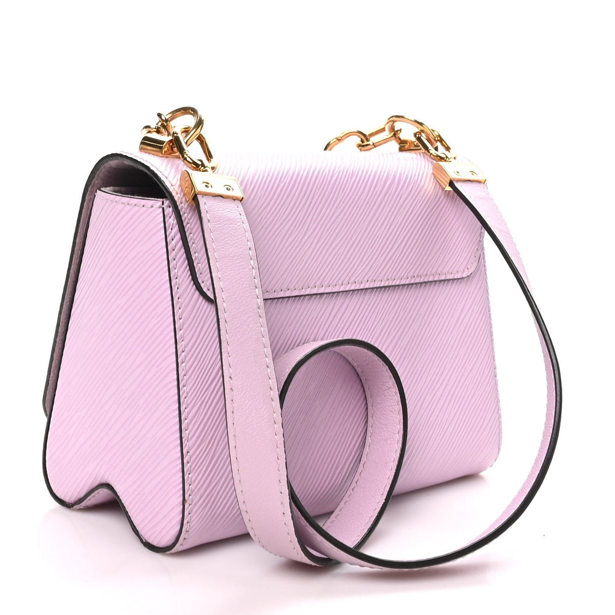 Louis Vuitton Epi Twist Flower Chain Shoulder Bag PM Wisteria