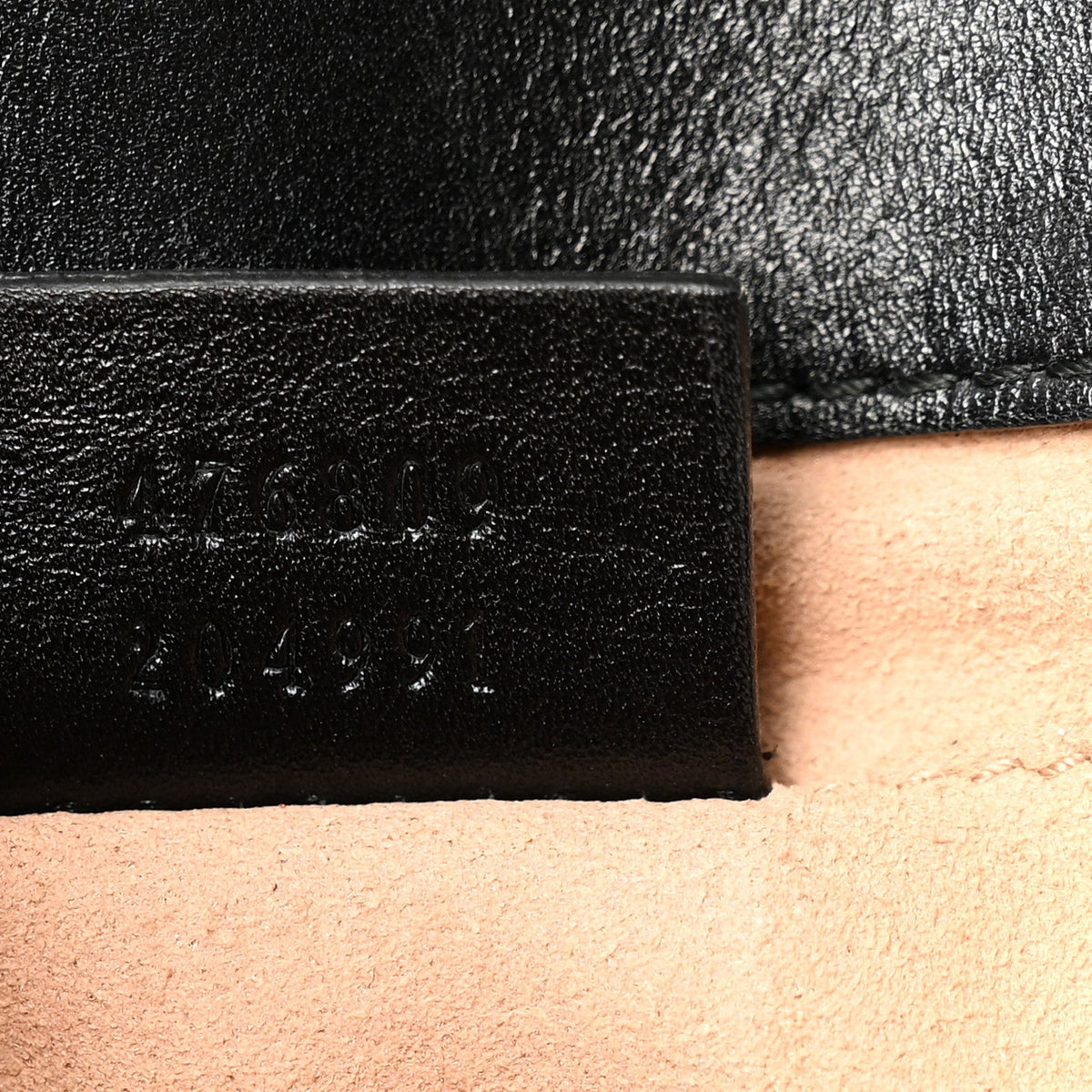 Gucci Calfskin Matelasse Pearly GG Marmont Chain Belt Bag Black