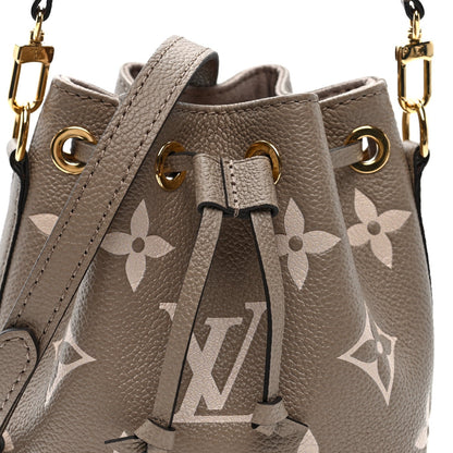 Louis Vuitton Empreinte Monogram Giant Nano Noe Tourterelle Creme