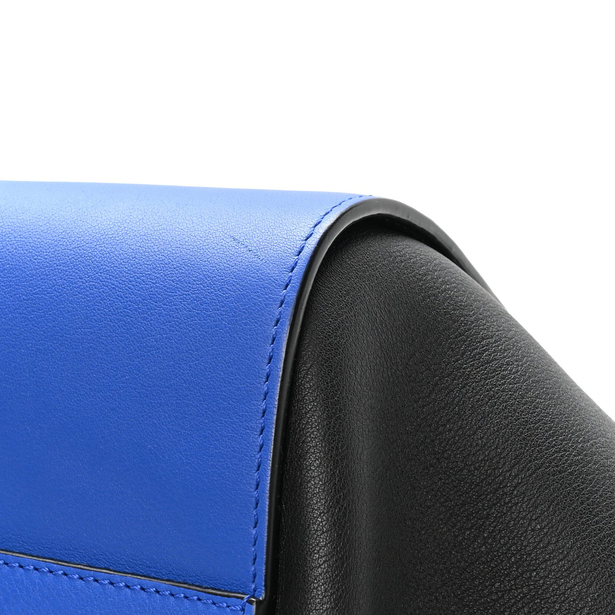 Loewe Calfskin Medium Hammock Shoulder Bag Electric Blue Black