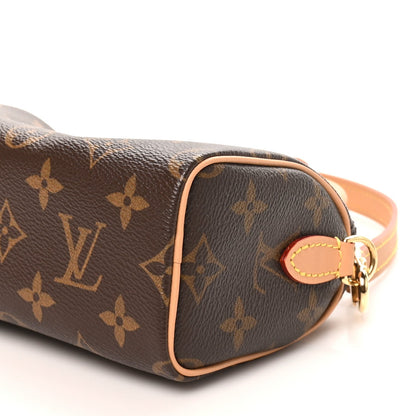 Louis Vuitton Monogram Vachetta Nano Speedy Bandouliere Brown