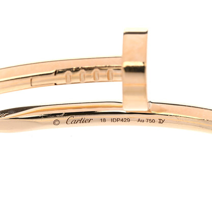 Cartier 18K Yellow Gold Juste Un Clou Bracelet 18