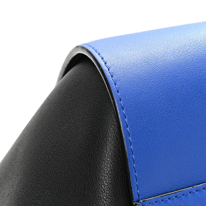 Loewe Calfskin Medium Hammock Shoulder Bag Electric Blue Black