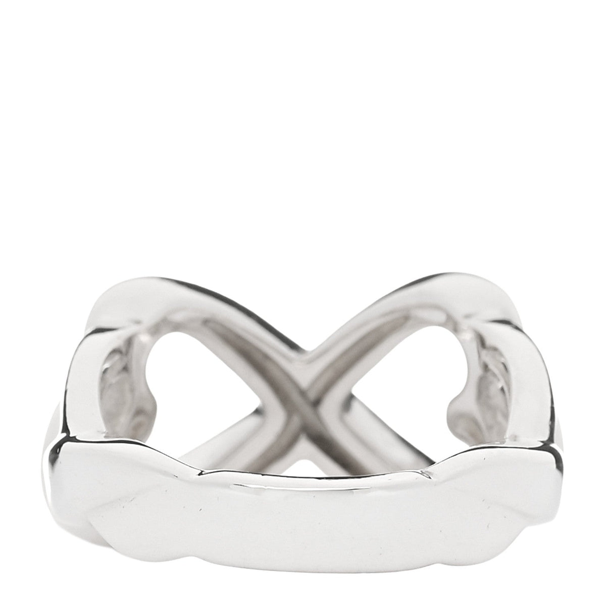 Tiffany Sterling Silver Paloma Picasso Double Loving Heart Ring