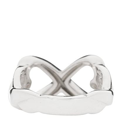 Tiffany Sterling Silver Paloma Picasso Double Loving Heart Ring