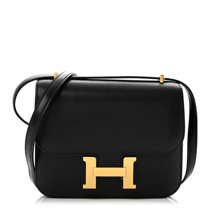 Hermes Chevre Mysore Constance 18 Black