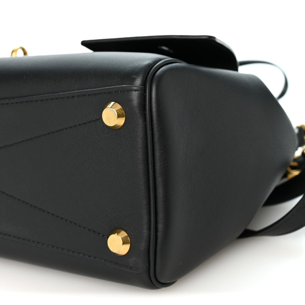 Balenciaga Smooth Calfskin Small Bel Air Carry All Bag Black