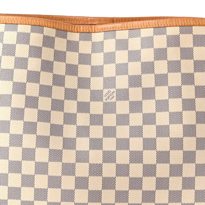Louis Vuitton Damier Azur Delightful MM Rose Ballerine