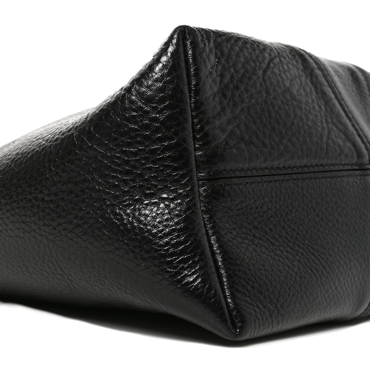 Chloe Grained Calfskin Medium Spin Tote Woodrose