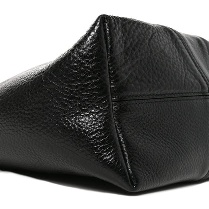 Chloe Grained Calfskin Medium Spin Tote Woodrose