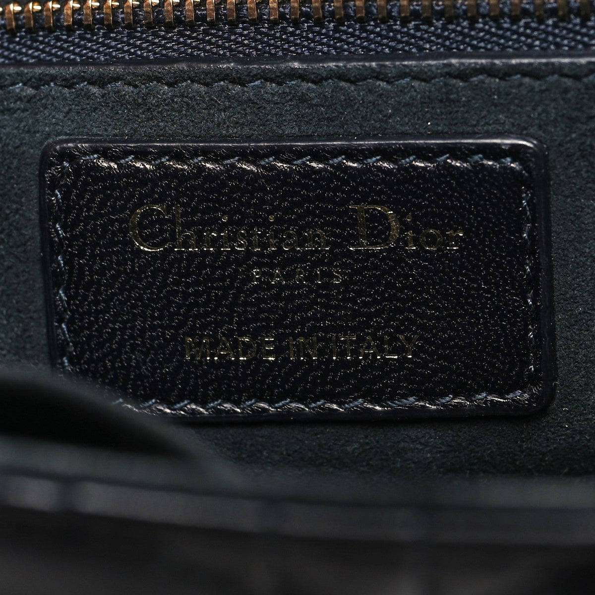 Christian Dior Lambskin Cannage Large Dioraddict Flap Black