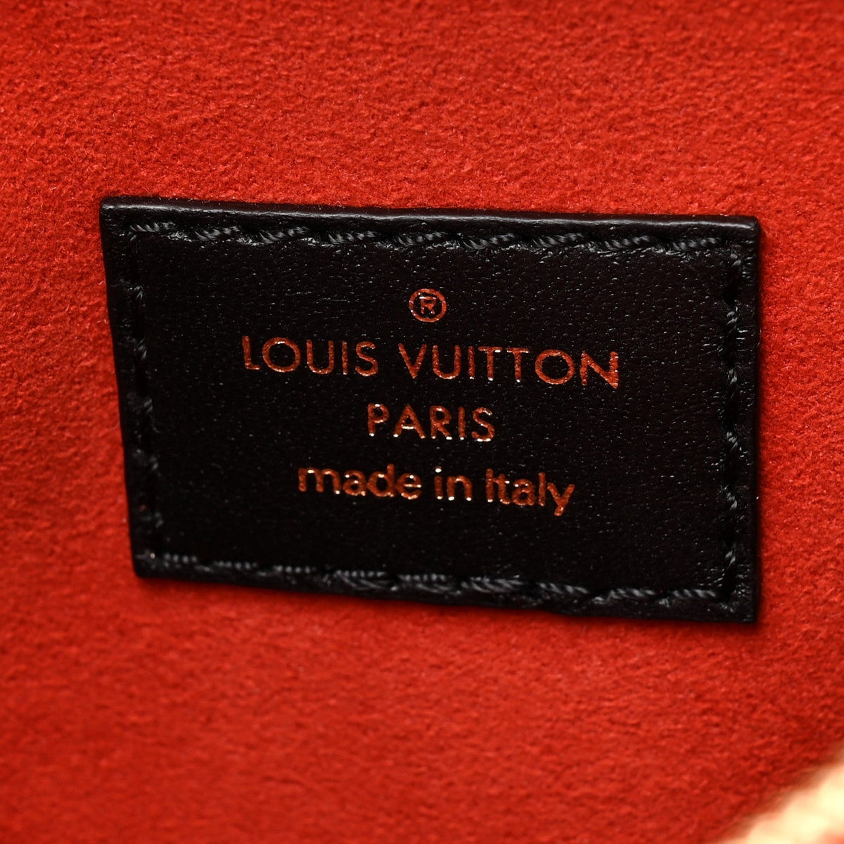 Louis Vuitton Lambskin Embossed Monogram Coussin BB Black 1957609