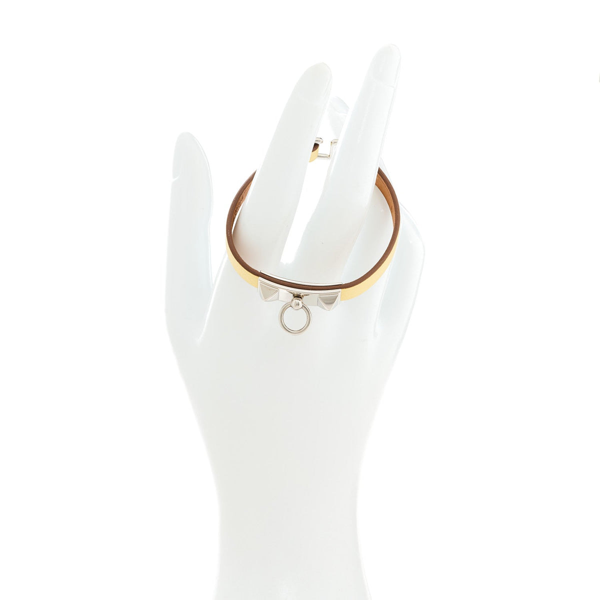 Hermes Swift Mini Rivale Bracelet T2 Jaune Poussin