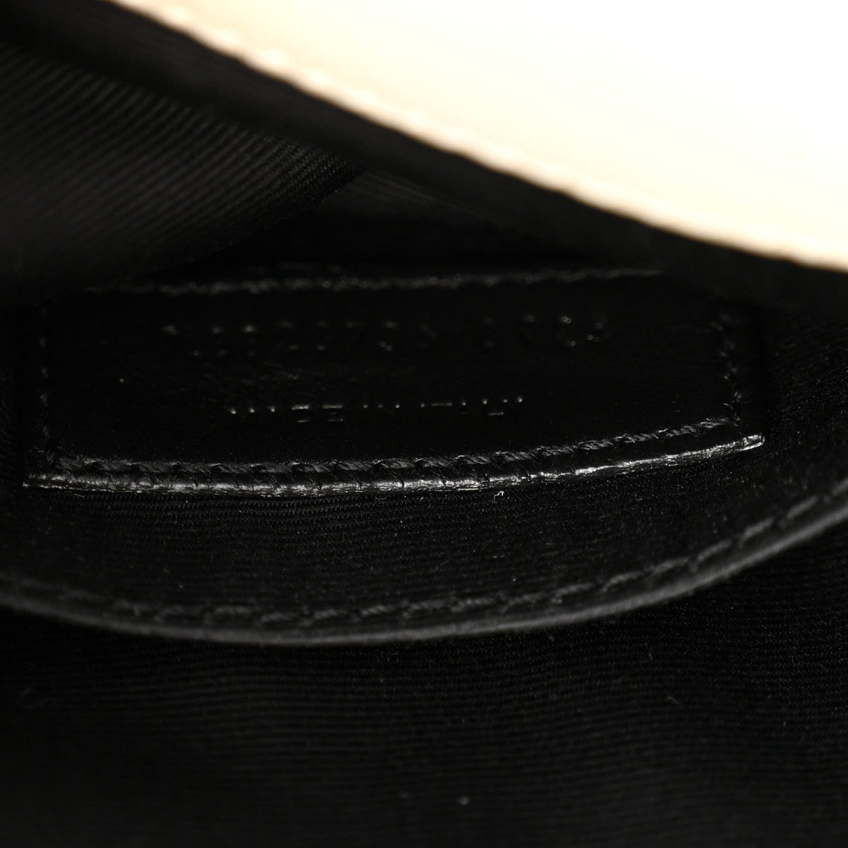 Saint Laurent Grained Lambskin Monogram Mini Niki Chain Satchel Crema Soft