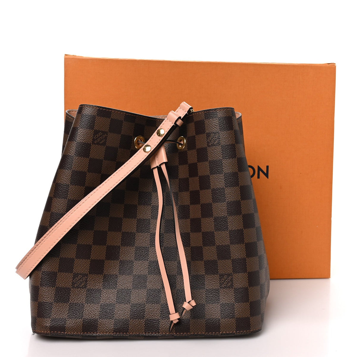 Louis Vuitton Damier Ebene Neonoe MM Venus Pink