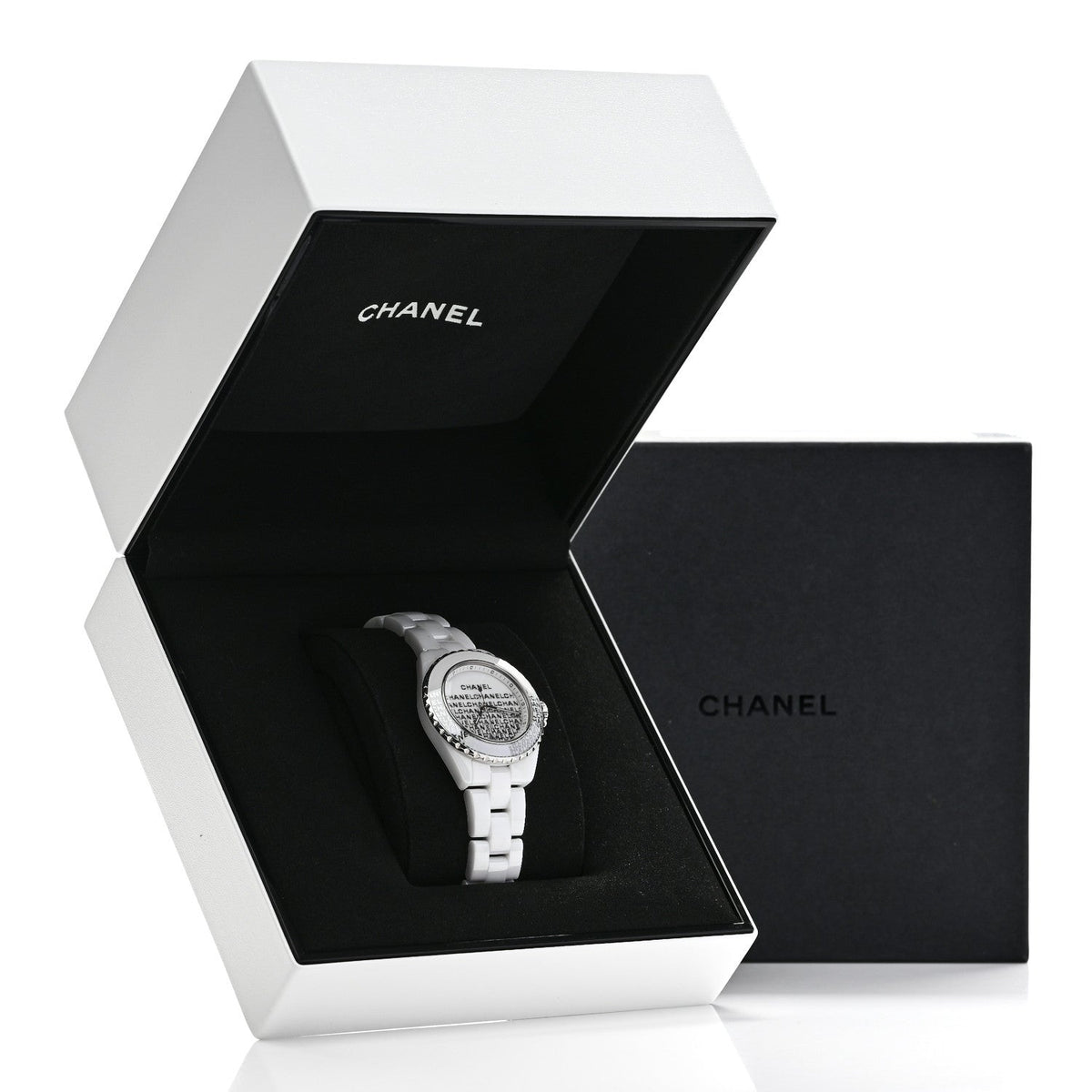 Chanel Stainless Steel Ceramic 33mm J12 Wanted de Chanel Watch White