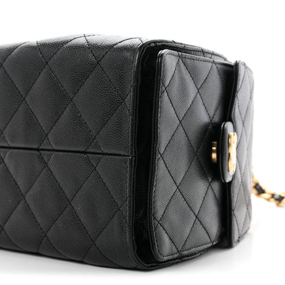 Chanel Caviar Quilted Small 25 Handbag Black 1980412