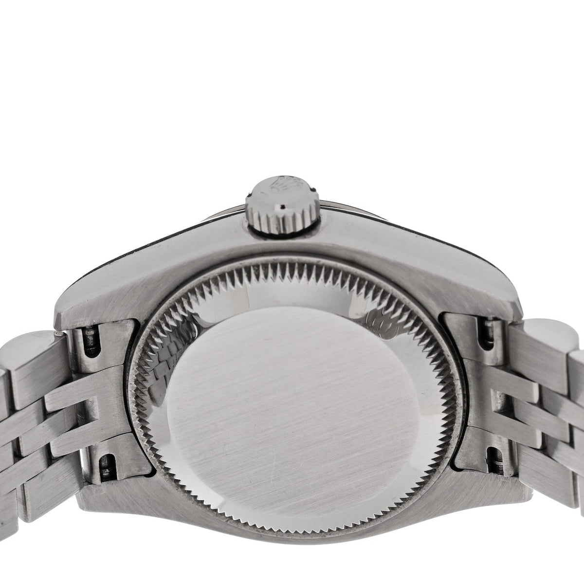Rolex Stainless Steel 18K White Gold Diamond 26mm Datejust Watch Blue Jubilee 179174