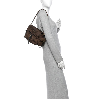 Prada Re-Nylon Medium Explore Shoulder Bag Bruciato