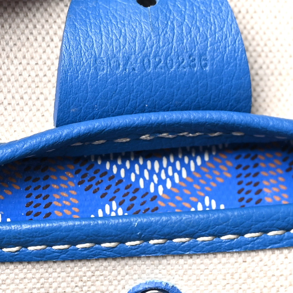 Goyard Goyardine Artois PM Tote Sky Blue