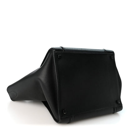 Celine Supple Calfskin Medium Phantom Luggage Black