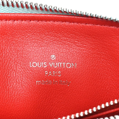 Louis Vuitton Lambskin Embossed Monogram Coussin PM Bleu