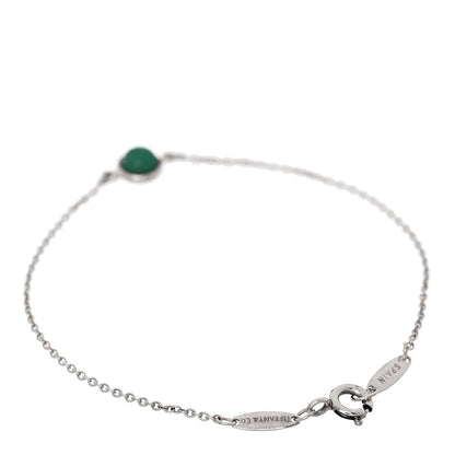 Tiffany Sterling Silver Turquoise Elsa Peretti Color by the Yard Bracelet