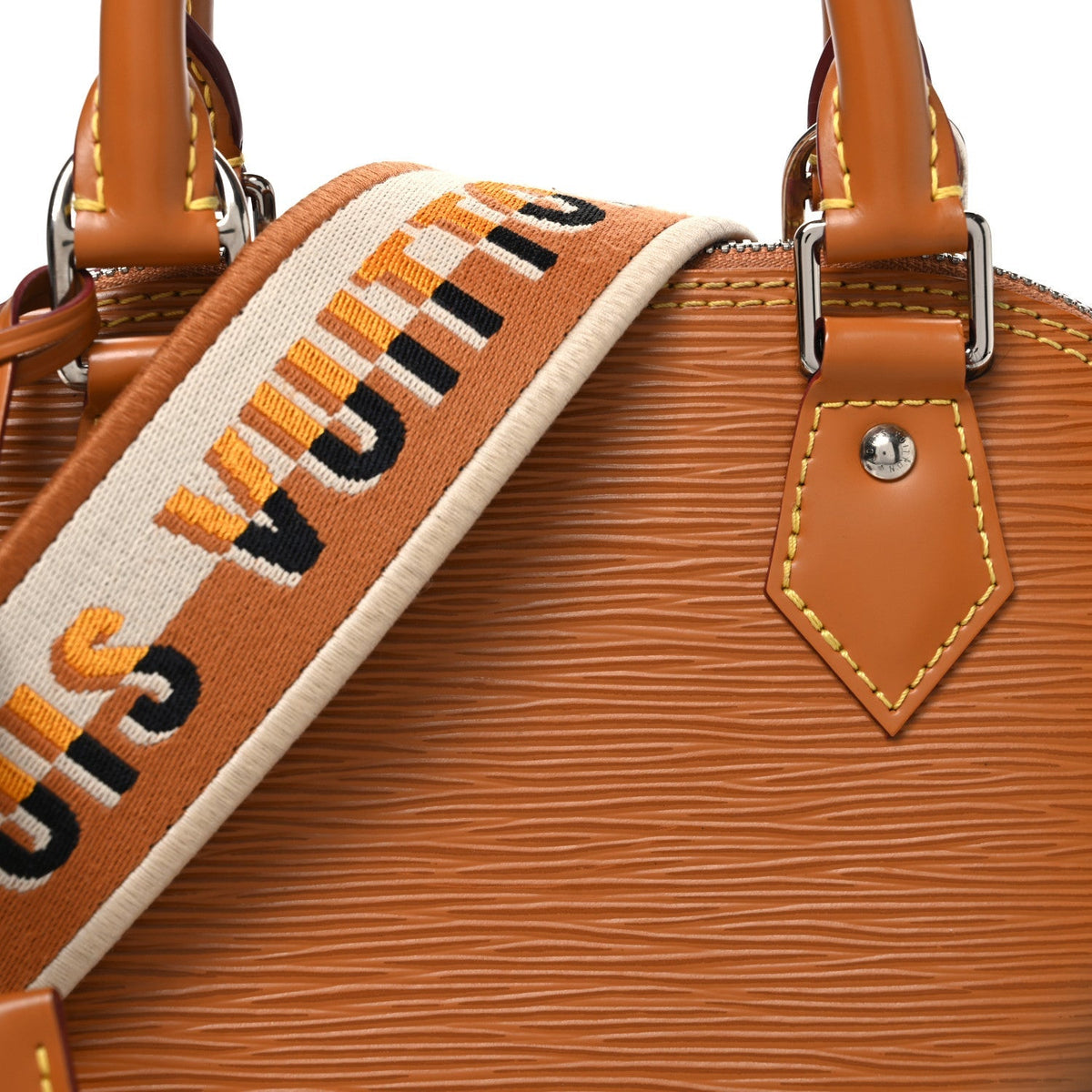 Louis Vuitton Epi Jacquard Alma BB Honey Gold