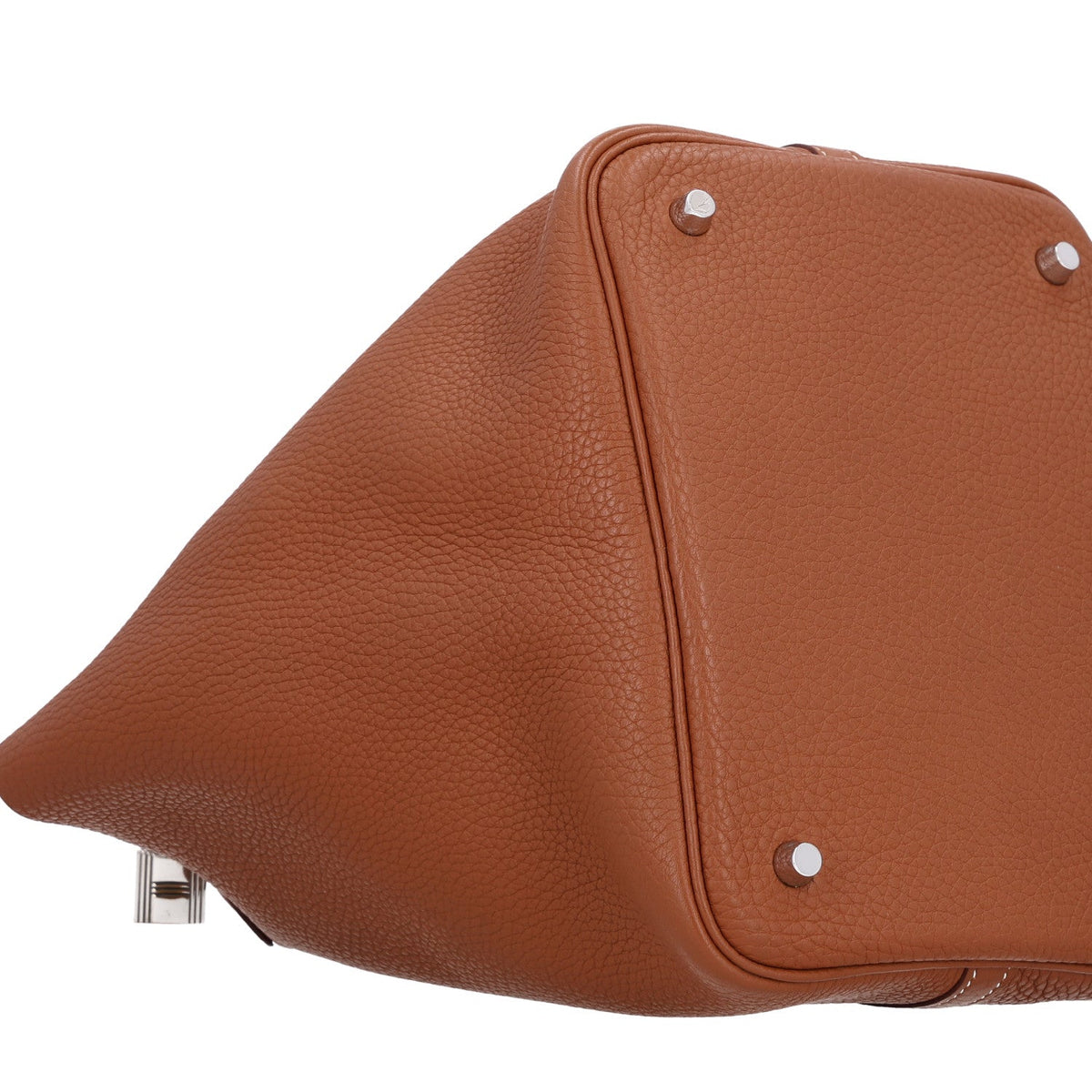 Hermes Taurillon Clemence Picotin Lock 22 MM Bag Gold