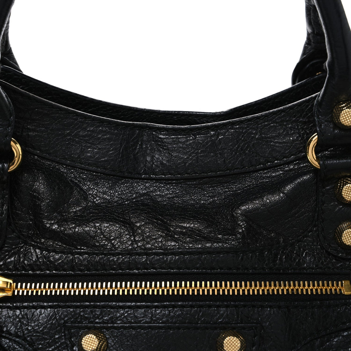 Balenciaga Agneau Giant 12 Gold City Black