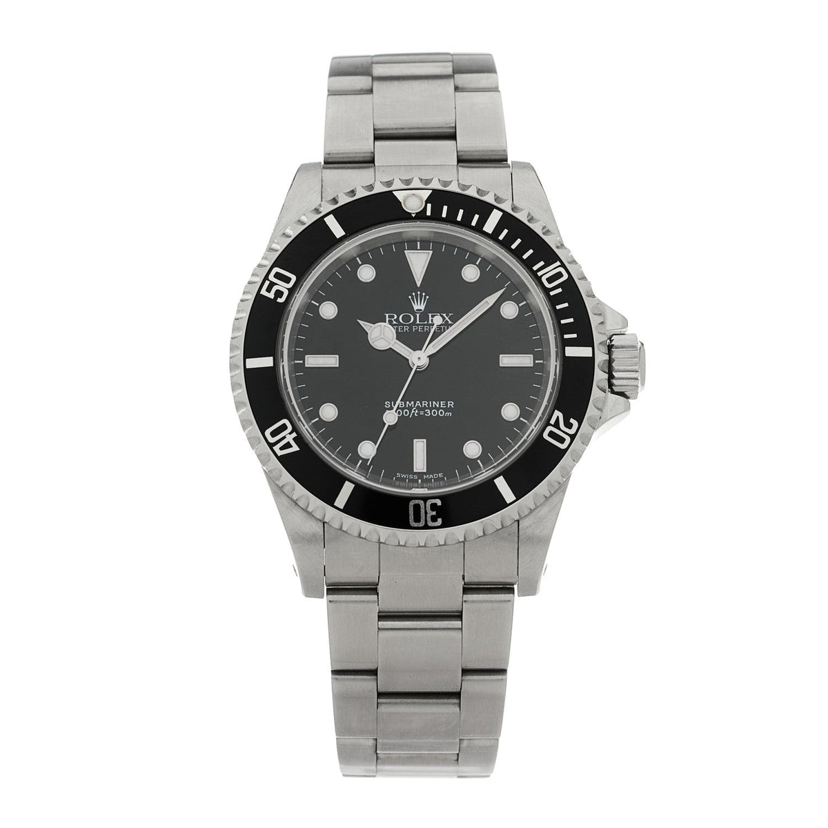 Rolex Stainless Steel 40mm Submariner Watch Black 14060M