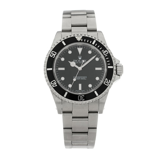 Rolex Stainless Steel 40mm Submariner Watch Black 14060M