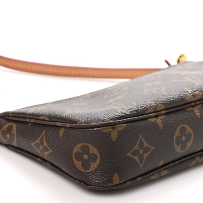 Louis Vuitton Monogram Pochette Accessories Brown