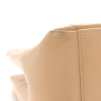 Chanel Caviar Quilted Grand Shopping Tote GST Beige