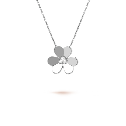 18K Gold Diamond VCA Frivole Large Pendant