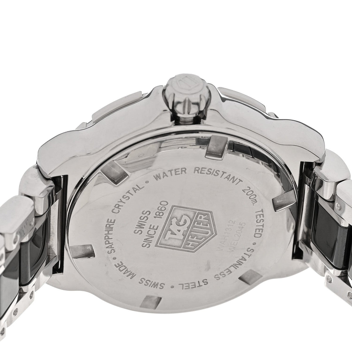 Tag Heuer Stainless Steel Ceramic Diamond 32mm Formula 1 Watch Black WAH1312