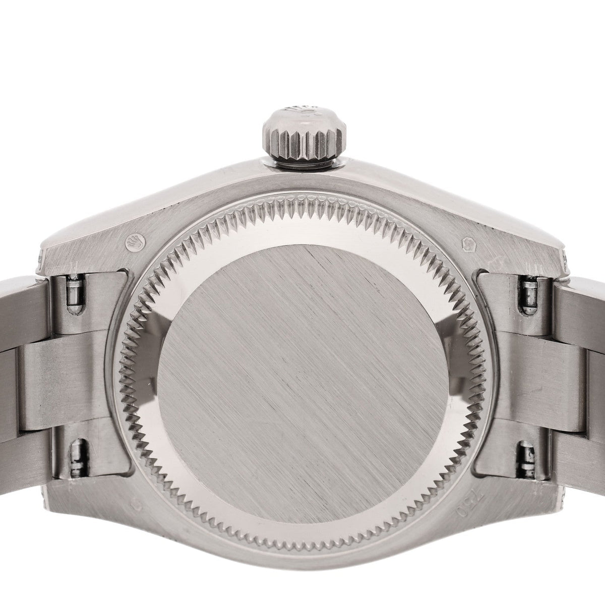 Rolex 18K White Gold Diamond 26mm Lady Datejust Watch Silver 179239