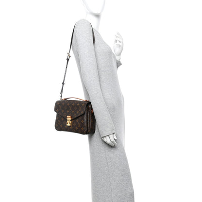 Louis Vuitton Monogram Pochette Metis Brown