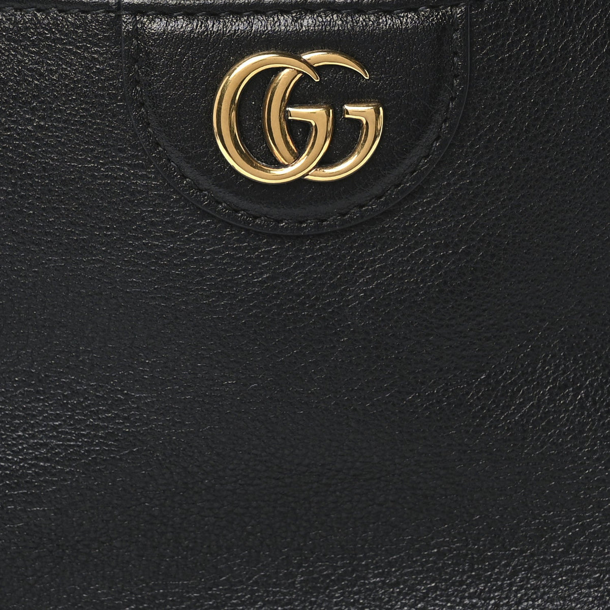 Gucci Softy Wonka Textured Dollar Calfskin Medium Diana Shoulder Bag Black