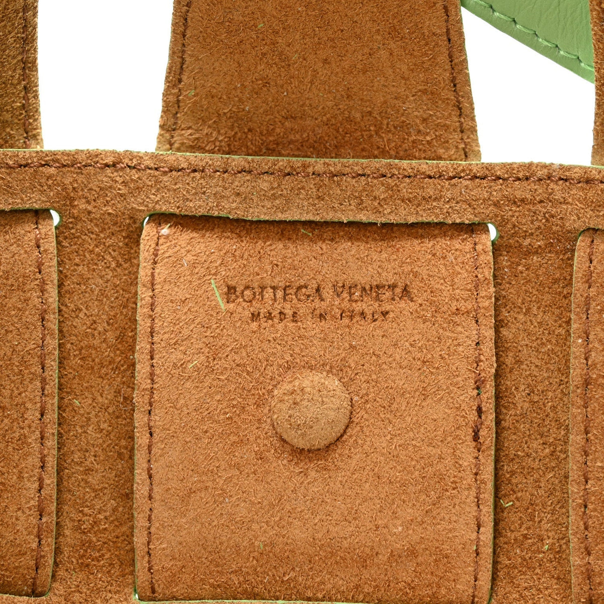 Bottega Veneta French Calfskin Small Shell Pistachio 1983030