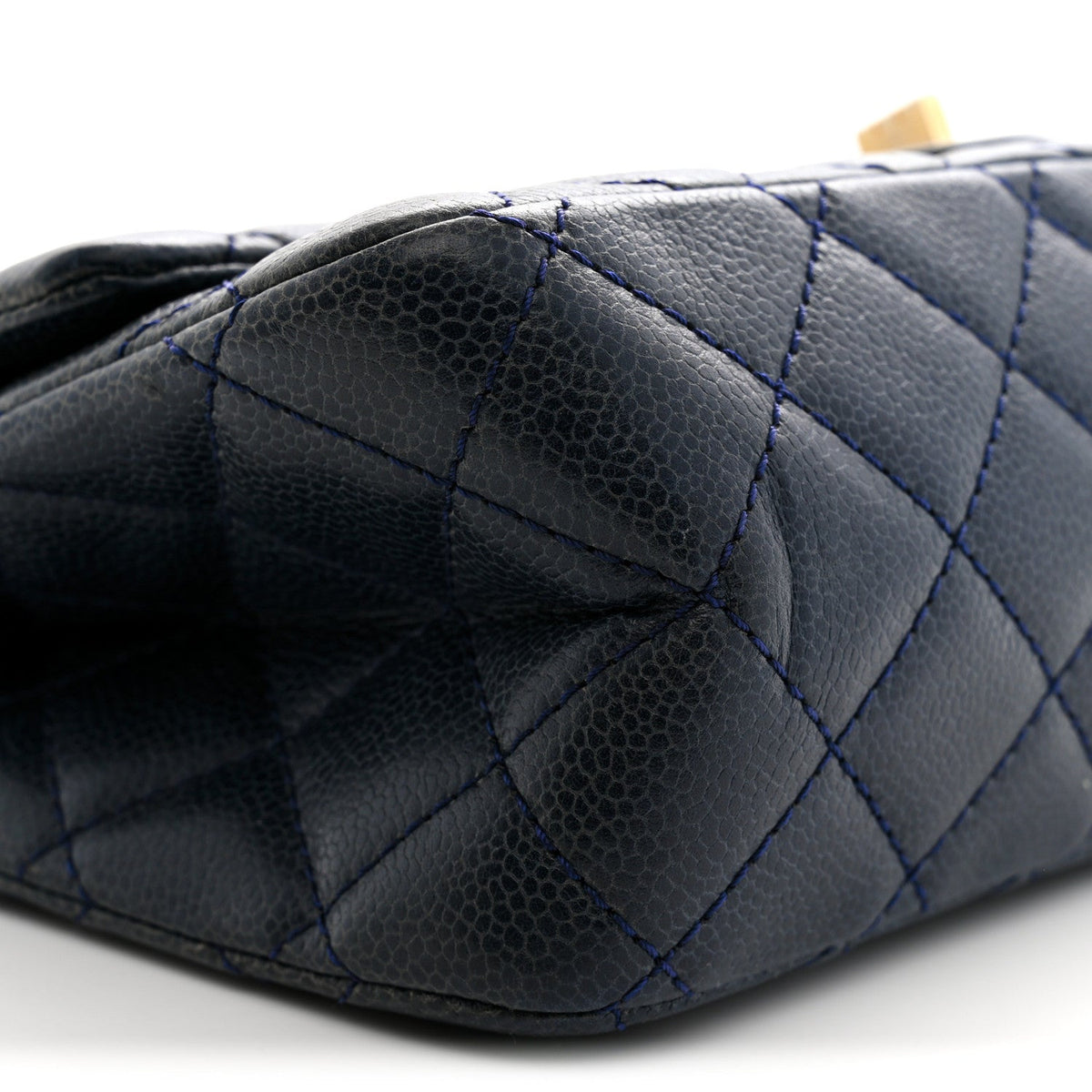 Chanel Caviar Quilted 2.55 Reissue 226 Flap Bag Navy Blue 1985238