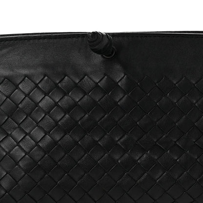 Bottega Veneta Nappa Intrecciato Mini Shoulder Bag Black