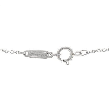 Tiffany Platinum Diamond Large Cross Pendant Necklace
