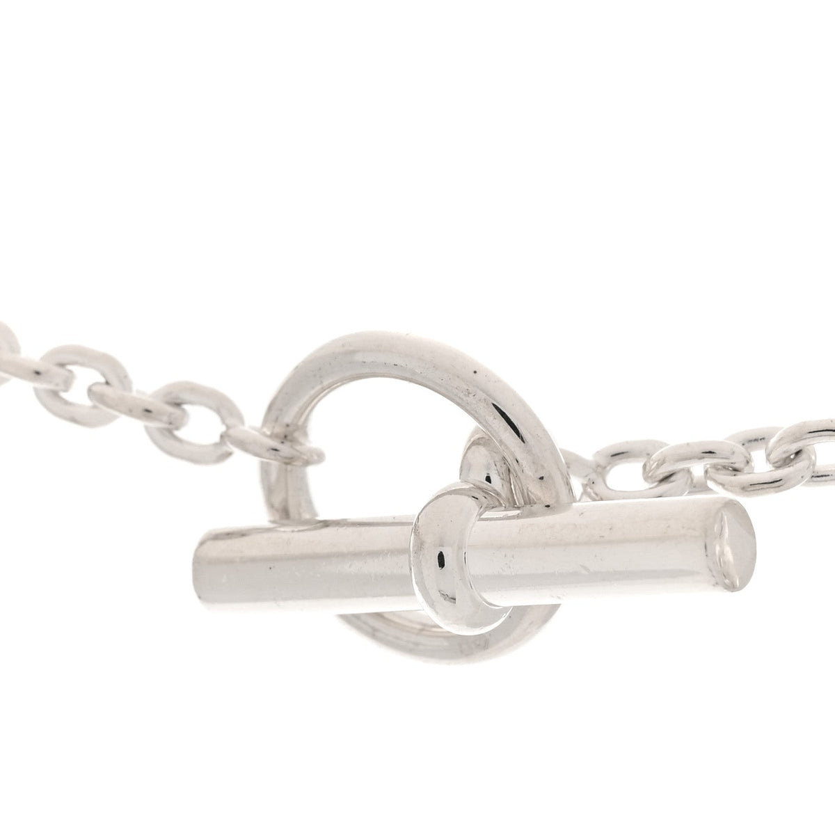 Hermes Sterling Silver Farandole Necklace 120