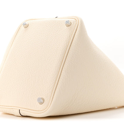 Hermes Taurillon Clemence Picotin Lock 18 PM Bag Nata