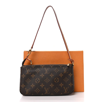 Louis Vuitton Monogram Pochette Accessories Brown