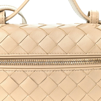 Bottega Veneta Calfskin Intrecciato Bang Bang Vanity Case Ecru