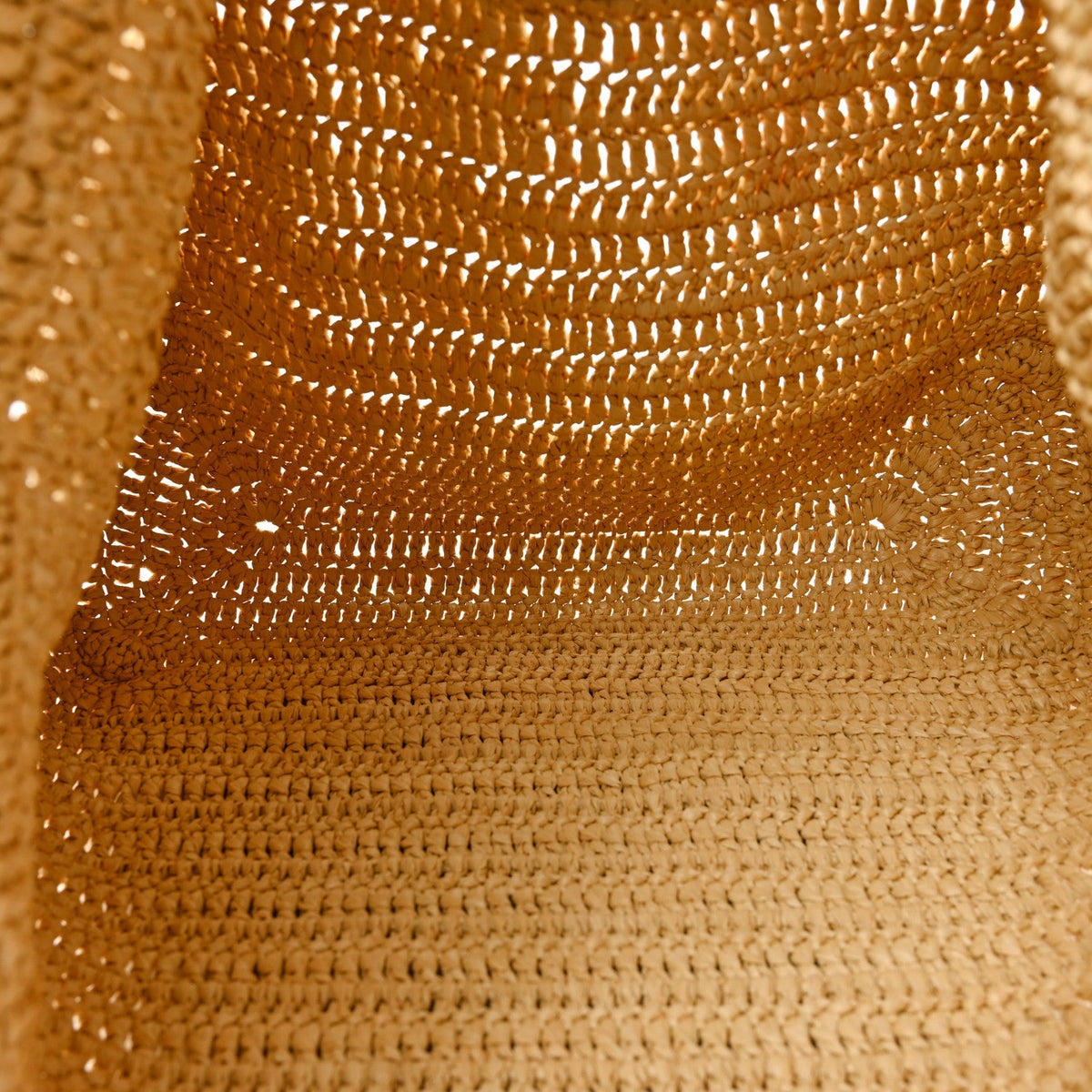 Saint Laurent Raffia Rive Gauche Tote Natural