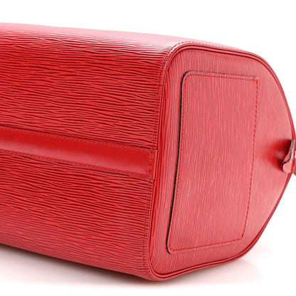 Louis Vuitton Epi Speedy 30 Bag Castillan Red