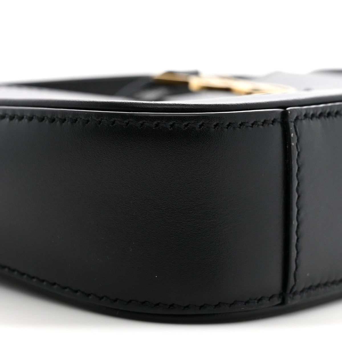 Saint Laurent Smooth Calfskin Le 5 A 7 Mini Hobo Black